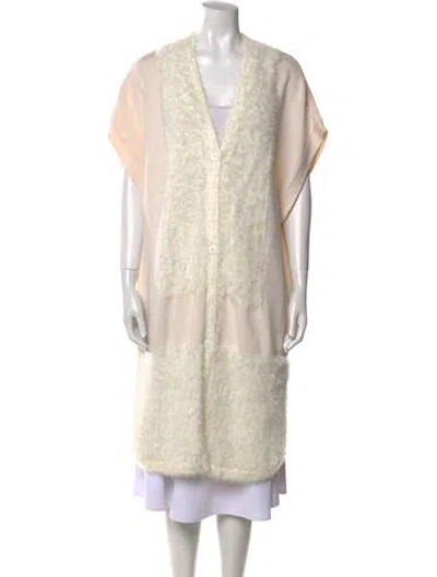 Pre-owned Rodebjer V-neck Sweater In Neutral