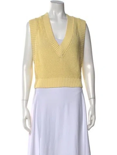 Pre-owned Rodebjer V-neck Sweater In Neutrals