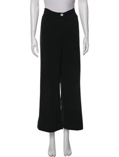 Pre-owned Rodebjer Wide Leg Pants In Black