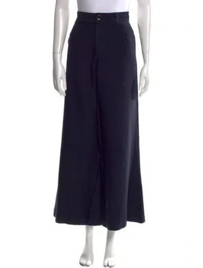 Pre-owned Rodebjer Wide Leg Pants In Blue
