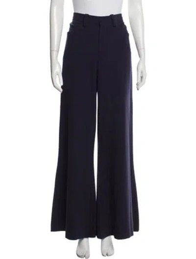 Pre-owned Rodebjer Wide Leg Pants In Blue