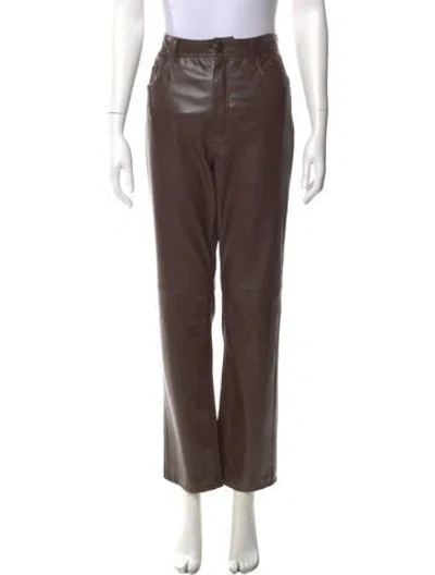 Pre-owned Rodebjer Wide Leg Pants In Brown