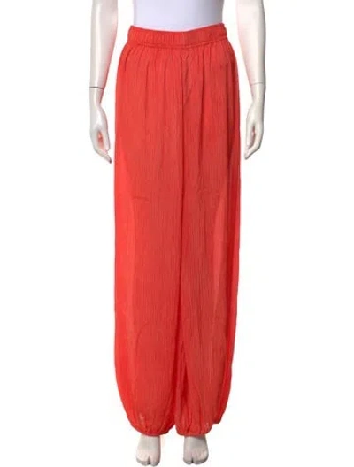 Pre-owned Rodebjer Wide Leg Pants In Orange