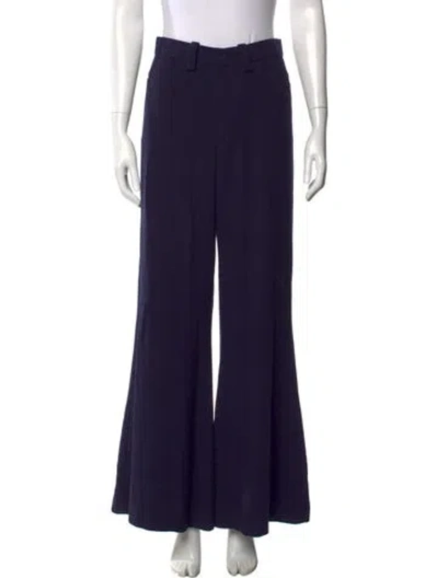 Pre-owned Rodebjer Wide Leg Pants In Purple