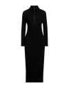 Rodebjer Woman Midi Dress Black Size S Viscose, Polyester In Black