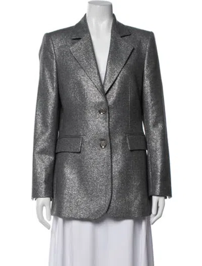 Pre-owned Rodebjer Wool Blazer W/ Tags In Grey