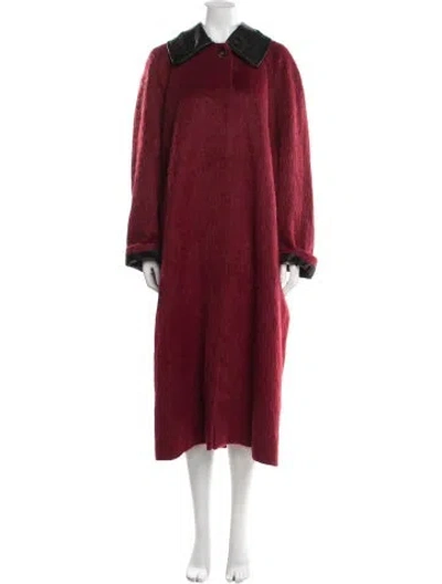 Pre-owned Rodebjer Wool Coat In Red