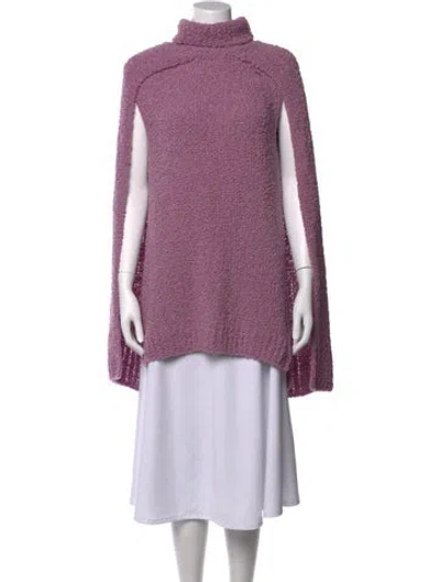 Pre-owned Rodebjer Wool Turtleneck Sweater W/ Tags In Purple