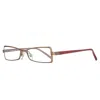 Shop Rodenstock Metal And Plastic Women's Frames In Brown