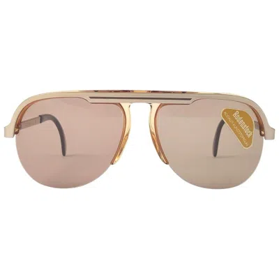 Pre-owned Rodenstock New Vintage  Locarno Gaucho Oversized 1980's Sunglasses In Sand