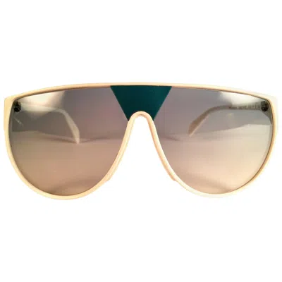Pre-owned Rodenstock New Vintage  White Grey Gradient Lenses 1980's Sunglasses