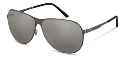 Rodenstock R1402 C Occhiali Da Sole Grigi Per Uomo In Gray