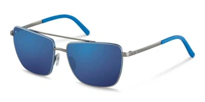 Rodenstock R1408 C Occhiali Da Sole Grigi Per Uomo In Gray