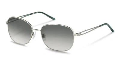 Rodenstock R1418 B Women's Sunglasses Silver Size 57