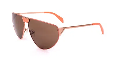 Rodenstock R1420 C Occhiali Da Sole Oro Per Donna In Burgundy