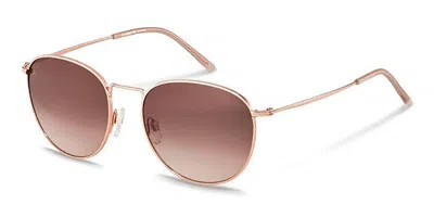 Rodenstock R1426 A126 Men's Sunglasses Gold Size 54