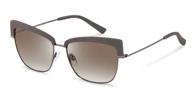 Rodenstock R1434 C Women's Sunglasses Brown Size 57