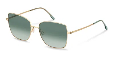 Rodenstock R1446 A123 Occhiali Da Sole Oro Per Uomo In Gold