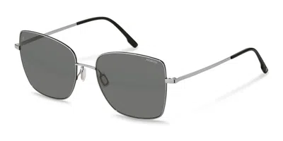 Rodenstock R1446 C445 Occhiali Da Sole Grigi Per Uomo In Multi