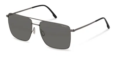 Rodenstock R1448 A445 Occhiali Da Sole Grigi Per Uomo