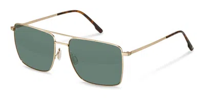 Rodenstock R1448 C150 Occhiali Da Sole Oro Per Uomo In Gold