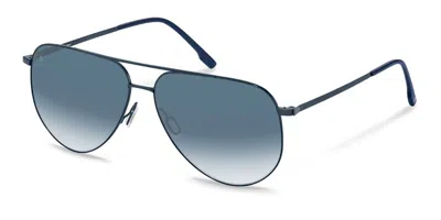 Rodenstock R1449 C120 Occhiali Da Sole Blu Per Uomo In Blue