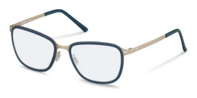 Rodenstock R2566 B Occhiali Da Vista Blu Per Donna (solo Montatura) In Transparent