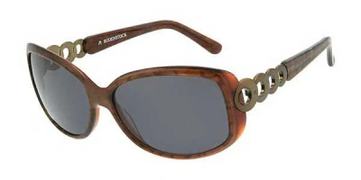 Rodenstock R3208 B Aj Occhiali Da Sole Marroni Per Donna In Burgundy