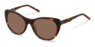 Rodenstock R3265 B Occhiali Da Sole Tartarugatishell Per Donna In Brown