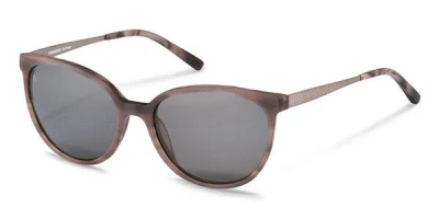 Rodenstock R3297 D Women's Sunglasses Grey Size 55