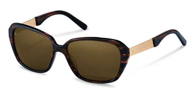 Rodenstock R3299 C Women's Sunglasses Brown Size 57