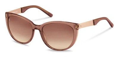 Rodenstock R3300 C Women's Sunglasses Brown Size 55