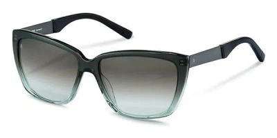 Rodenstock R3301 B Women's Sunglasses Grey Size 56 In Gray