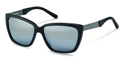Rodenstock R3301 C Women's Sunglasses Black Size 56