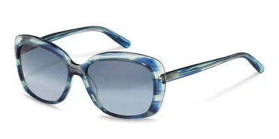 Rodenstock R3308 B Women's Sunglasses Blue Size 57
