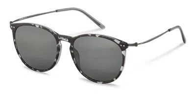 Rodenstock R3312 C Men's Sunglasses Tortoiseshell Size 53 In Gray