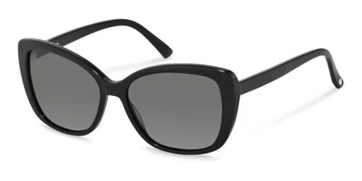 Rodenstock R3323 D Women's Sunglasses Black Size 57