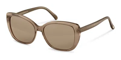 Rodenstock R3323 E Women's Sunglasses Brown Size 57