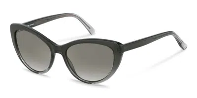 Rodenstock R3324 A445 Women's Sunglasses Grey Size 55 In Gray