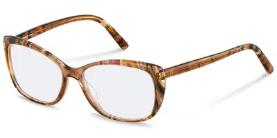 Rodenstock R5333 D Occhiali Da Vista Marroni Per Donna (solo Montatura)