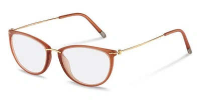 Rodenstock R7070 Women's Glasses, Orange, Size 49
