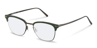 Rodenstock R7082 E000 Occhiali Da Vista Verdi Per Uomo (solo Montatura)