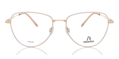 Rodenstock R7104 B Occhiali Da Vista Oro Per Donna (solo Montatura) In Gold