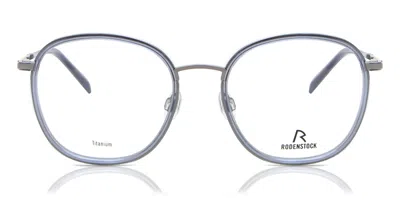 Rodenstock R7114 C000 Women's Glasses Grey Size 49 - Free Lenses - Blue Light Block Available In Gray