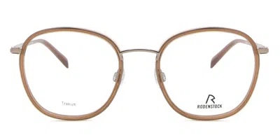 Rodenstock R7114 A000 Occhiali Da Vista Arancioni Per Donna (solo Montatura)
