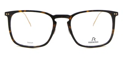 Rodenstock R7137 Men's Glasses, Tortoiseshell, Size 54 In Brown