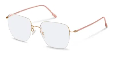 Rodenstock R7143 Men's Glasses, Gold, Size 54