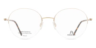Rodenstock R7145 Men's Glasses, Gold, Size 51