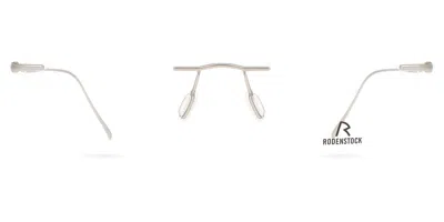 Rodenstock R7166 Men's Glasses, Grey, Size 56 In Gray