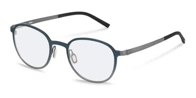Rodenstock R7169 C000 Men's Glasses Blue Size 48 - Free Lenses - Blue Light Block Available In Transparent